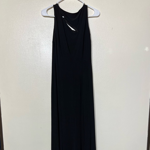 Chaps Dresses & Skirts - Chaps black long dress, sleeves less, size 4, 95% polyester 5% elastane,